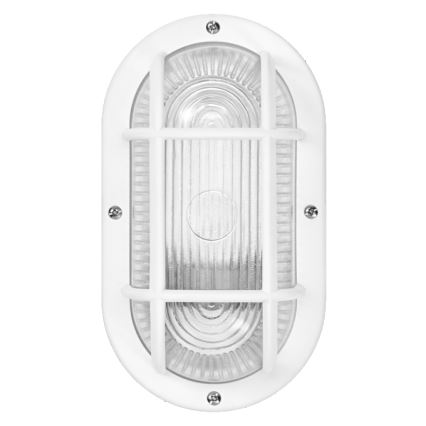 Osram - Ulkoseinävalaisin BULKHEAD 1xE27/10W/230V IP54 valkoinen