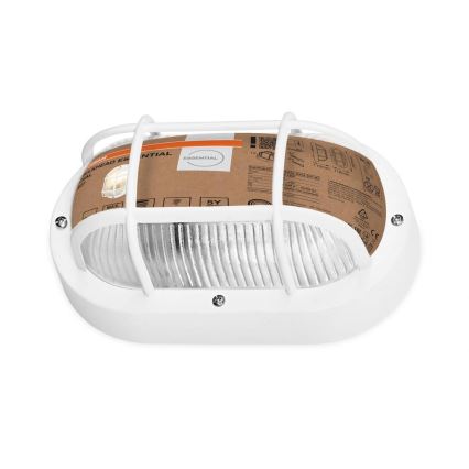 Osram - Ulkoseinävalaisin BULKHEAD 1xE27/10W/230V IP54 valkoinen