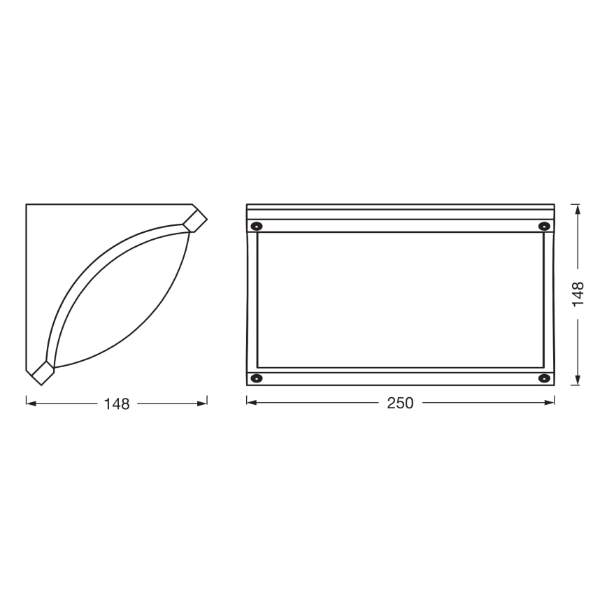 Osram - Ulkoseinävalaisin ENDURA CLASSIC 1xE27/40W/230V IP54 antrasiitti