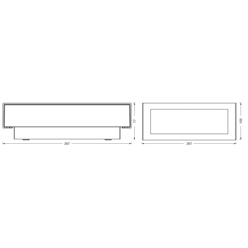 Osram - Ulkoseinävalaisin ENDURA STYLE LED/10W/230V IP54 antrasiitti