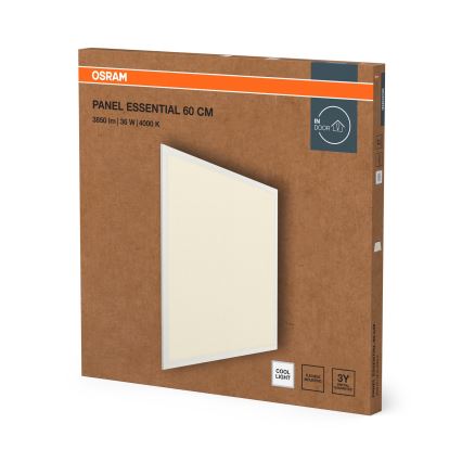 Osram - Upotettava LED-paneelivalaisin ESSENTIAL LED/36W/230V 4000K 60x60 cm