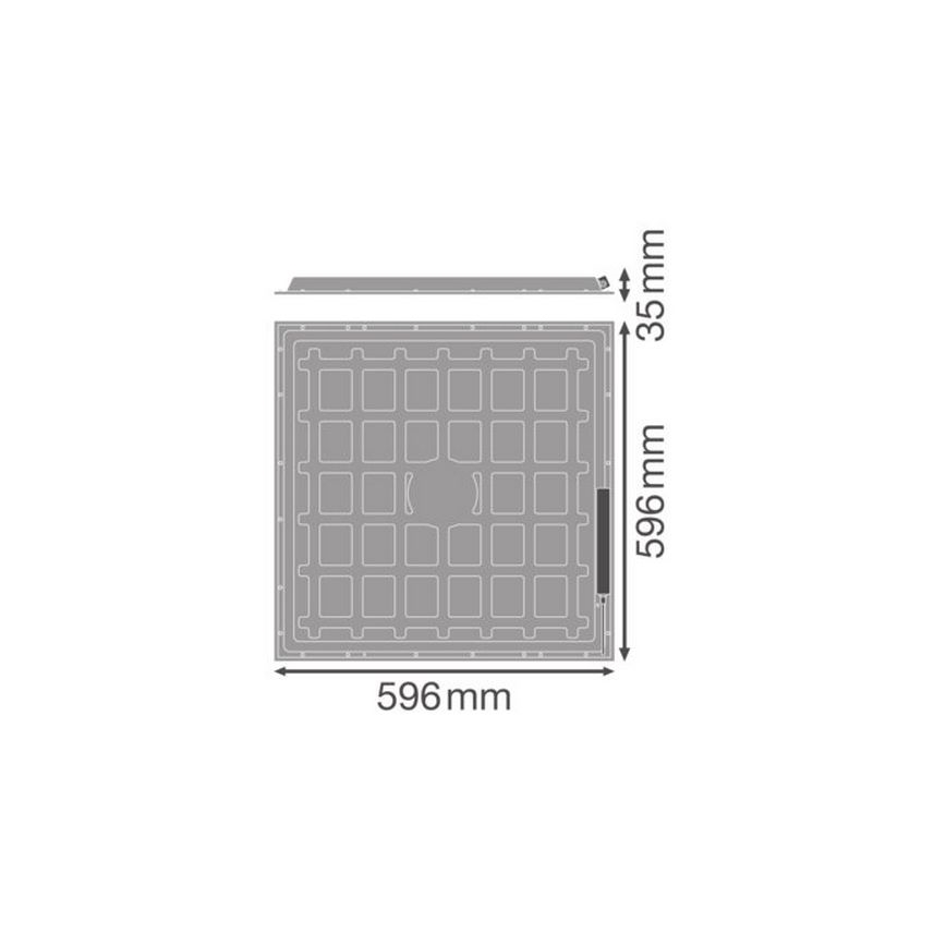 Osram - Upotettava LED-paneelivalaisin ESSENTIAL LED/36W/230V 4000K 60x60 cm