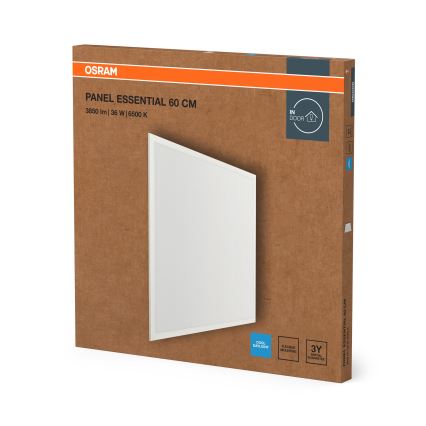 Osram - LED upotettava kattopaneeli ESSENTIAL LED/36W/230V 6500K 59,6x59,6 cm valkoinen