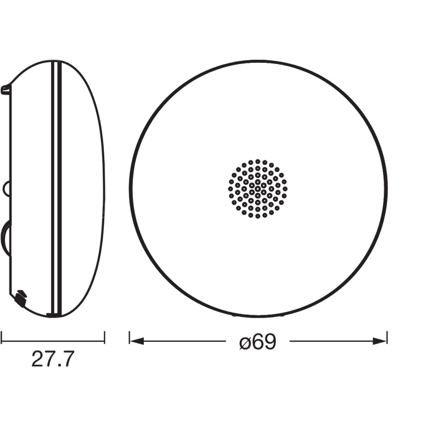 Osram - Vesivuodotunnistin SMART+ 3V Wi-Fi IP67 1400 mAh