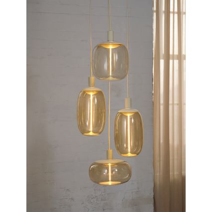 Osram - Virtajohto NEEDLE PENDANT 4xE27/25W/230V beige