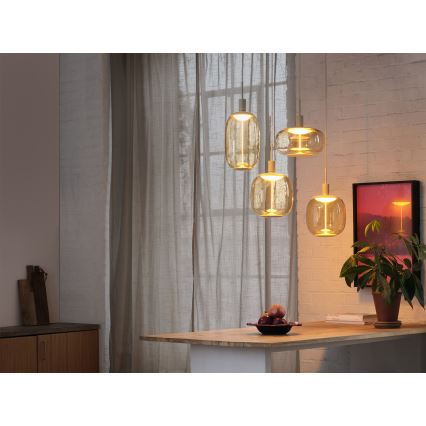 Osram - virtajohto NEEDLE PENDANT 4xE27/25W/230V beige