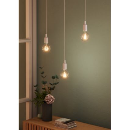 Osram - virtajohto PENDULUM BELL 1xE27/15W/230V valkoinen