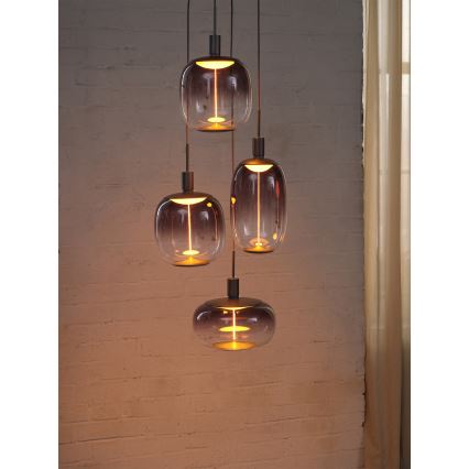 Osram - Virtakaapeli NEEDLE PENDANT 4xE27/25W/230V antrasiitti