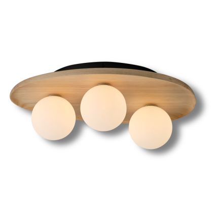 Osram - WOOD NEST kattovalaisin 3xG9/5W/230V kumipuu