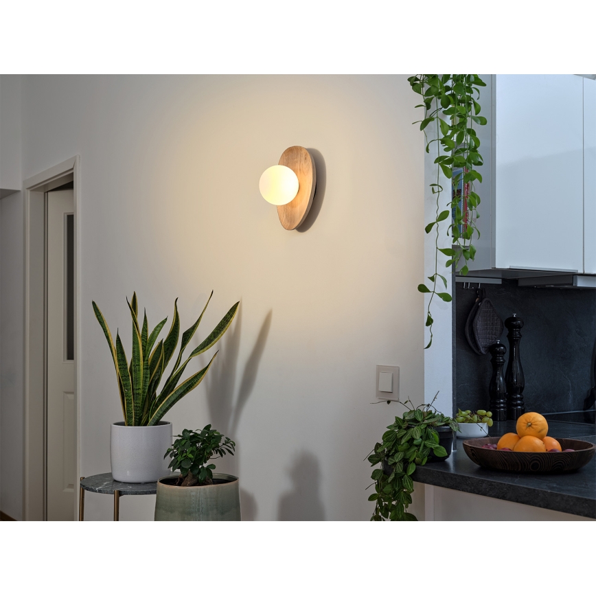 Osram - WOOD NEST seinävalaisin 1xG9/5W/230V kumipuu