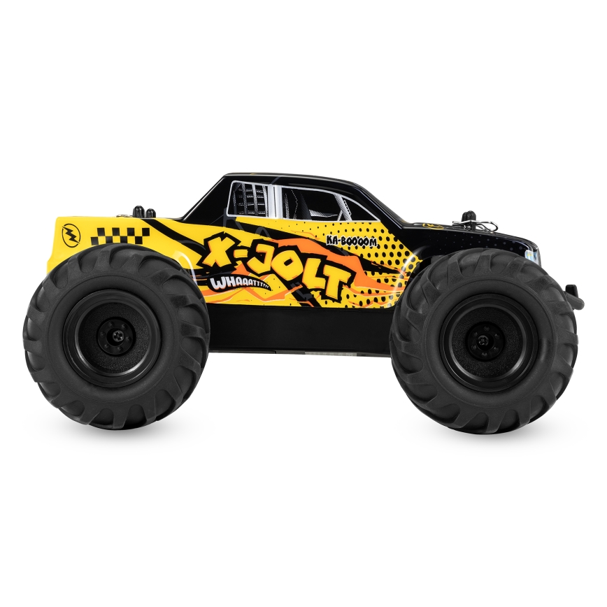 Overmax - kauko-ohjattava RC-auto X-JOLT 1000 mAh musta/keltainen