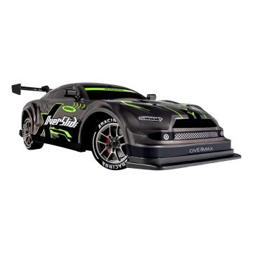 Overmax - kauko-ohjattava RC-drift-auto 2-in-1 X-OVERSLIDE 1000 mAh musta/vihreä/sininen/punainen