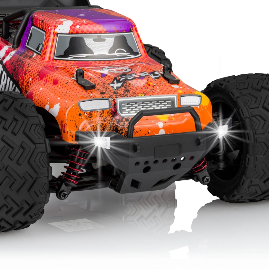 Overmax - radio-ohjattava RC-auto X-STRIKE 3000 mAh musta/oranssi