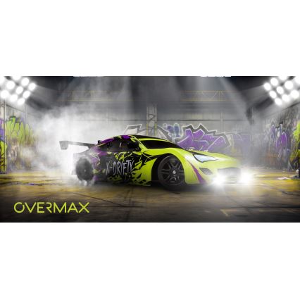 Overmax - radio-ohjattava RC-driftauto X-DRIFT 1000 mAh keltainen/violetti