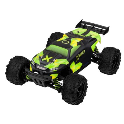 Overmax - 2-in-1 kauko-ohjattava RC-auto X-MONSTER 3.5 1700 mAh musta/punainen/vihreä