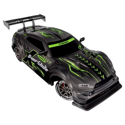 Overmax - kauko-ohjattava RC-driftauto X-OVERSLIDE, 1000 mAh, musta/vihreä/sininen/punainen