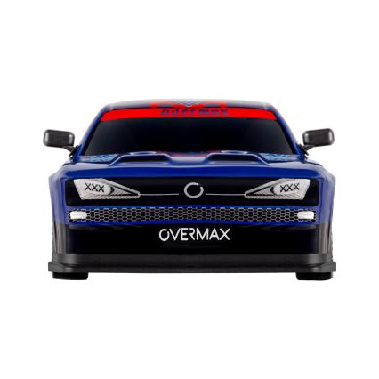 Overmax - kauko-ohjattava RC-driftauto X-OVERSLIDE, 1000 mAh, musta/vihreä/sininen/punainen