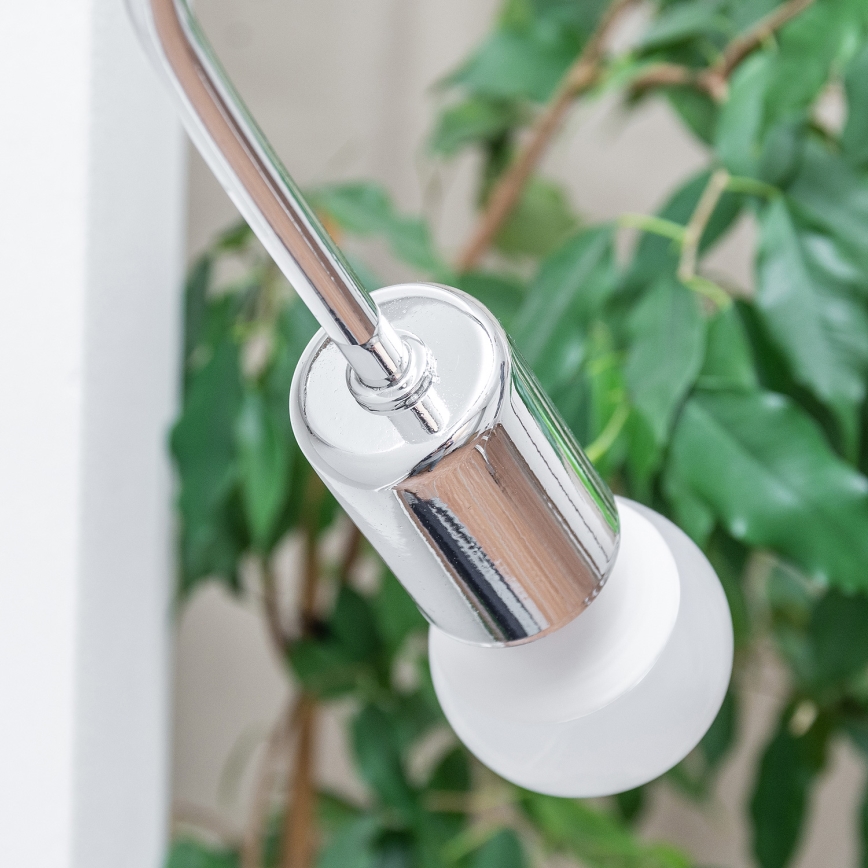 OXFORD-seinävalaisin 1xE27/15W/230V kiiltävä kromi