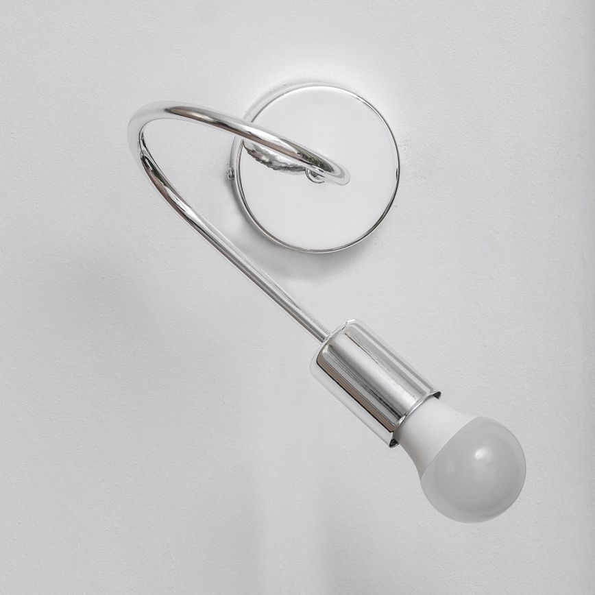 OXFORD-seinävalaisin 1xE27/15W/230V kiiltävä kromi