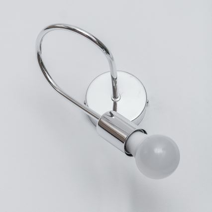 OXFORD-seinävalaisin 1xE27/15W/230V kiiltävä kromi