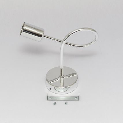 OXFORD-seinävalaisin 1xE27/15W/230V kiiltävä kromi