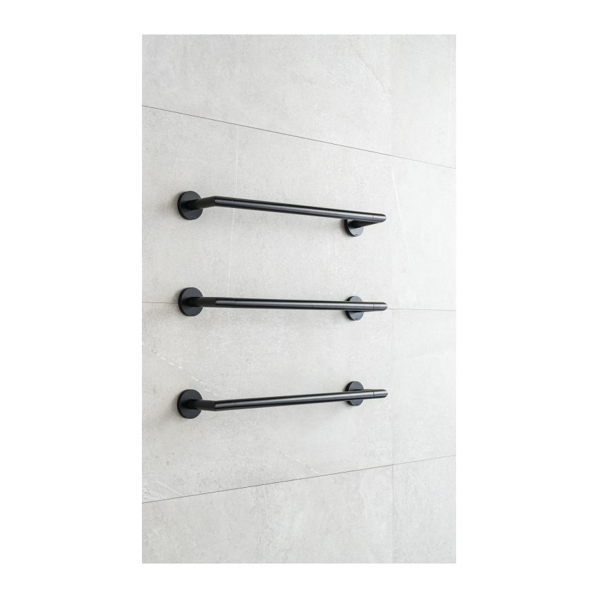 P.M.H. IN1B-L - Sähköinen pyyhekuivain INGA 17W/230V 85,9 cm IP44 vasen/musta