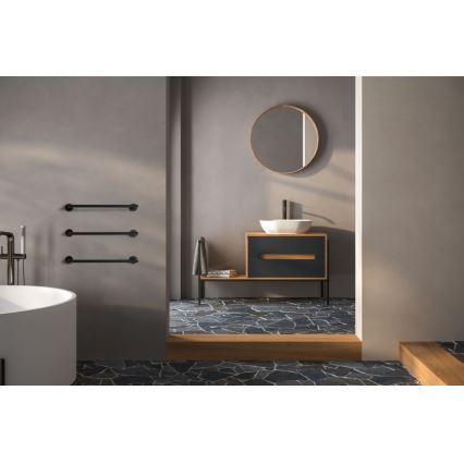 P.M.H. IN1B-R - Sähköinen pyyhekuivain INGA 17W/230V 85,9 cm IP44 oikea/musta