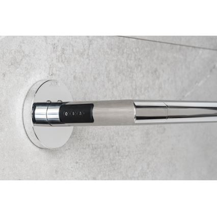P.M.H. IN1SS-R - Sähköinen pyyhekuivain INGA 17W/230V 85,9 cm IP44 oikea/kiillotettu ruostumaton teräs