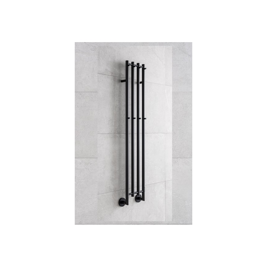 P.M.H. MO1B-R - Sähköinen pyyhekuivain MONA 93W/230V 153,3 cm IP44 musta