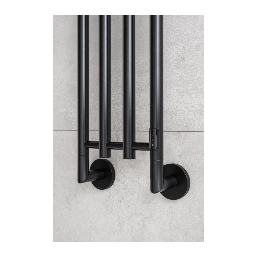 P.M.H. MO1B-R - Sähköinen pyyhekuivain MONA 93W/230V 153,3 cm IP44 musta