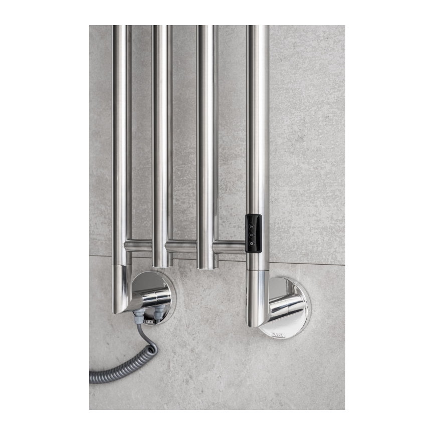 P.M.H. MO1SS-L - Sähköinen pyyhekuivain MONA 93W/230V 153,3 cm IP44, kiillotettu ruostumaton teräs