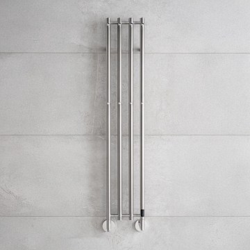 P.M.H. MO1SS-LK - Sähköinen pyyhekuivain MONA 93 W/230 V 153,3 cm IP44 kiillotettua ruostumatonta terästä