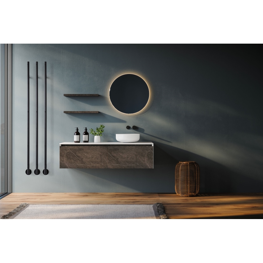 P.M.H. OL1B - Sähköinen pyyhekuivain OLE 24W/230V 170 cm IP44 musta