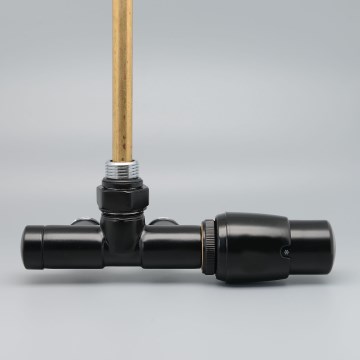 P.M.H. UNIKO-RB-EK - Venttiili UNIKO-termostaattipäällä oikea/musta