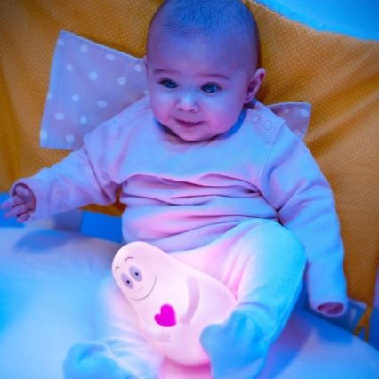 PABOBO - LED Pieni lamppu Lumilove BARBAPAPA vaaleanpunainen