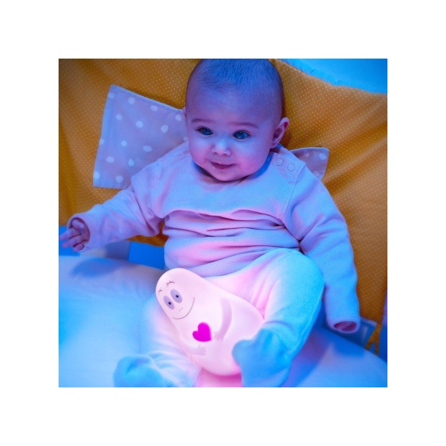 PABOBO - LED Pieni lamppu Lumilove BARBAPAPA vaaleanpunainen