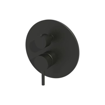 Paffoni - LIGHT piiloasennettava suihkusekoitin, musta