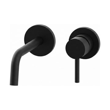 Paffoni - LIGHT seinään upotettava pesuallashana, musta