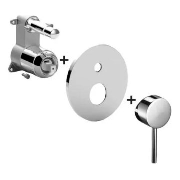 Paffoni - LIGHT-suihkuhana uppoasennukseen, kiiltävä kromi