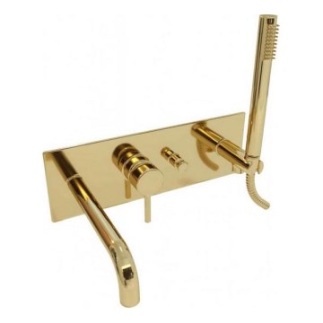 Paffoni - LIGHT-suihkusetti piilotettavaa asennusta varten, kulta