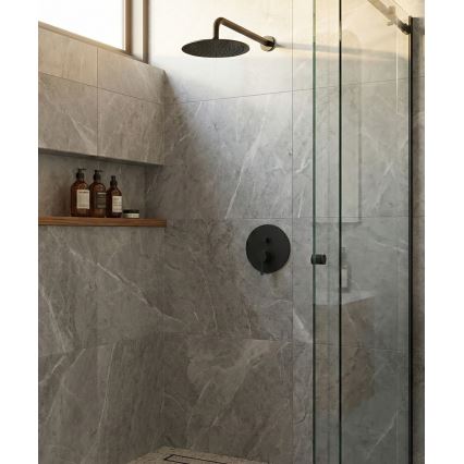 Paffoni - LIGHT uppoasennettava suihkuhana, musta