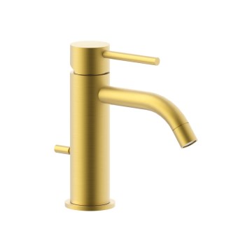 Paffoni - pesuallashana + LIGHT-viemärisarja, kultainen