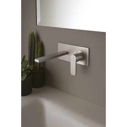 Paffoni - Seinään upotettava pesuallashana TANGO, ruostumaton teräs