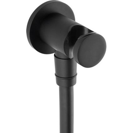 Paffoni - Sisäänrakennettava suihku ROUND musta