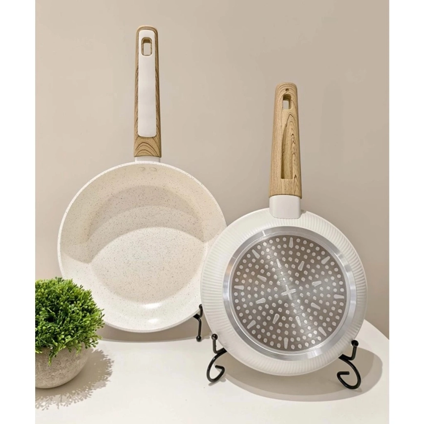 Paistinpannu BIANCO 28 cm, kerma/ruskea