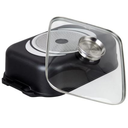 Paistovuoka kannella TORO 6,5 l 34,5x10x24,5 cm musta