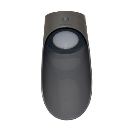 LED aurinkokäyttöinen seinävalaisin anturilla PALESA LED/1W/3,7V IP65 1800 mAh harmaa