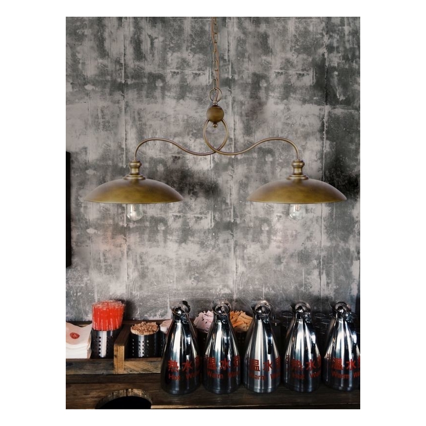 Kattokruunu narulla ELZA 2xE27/60W/230V