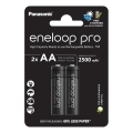 Panasonic - 2 kpl Uudelleenladattava akku AA Eneloop Pro 2500 mAh