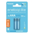 Panasonic - 2 kpl Uudelleenladattava akku AAA Eneloop Lite 550 mAh